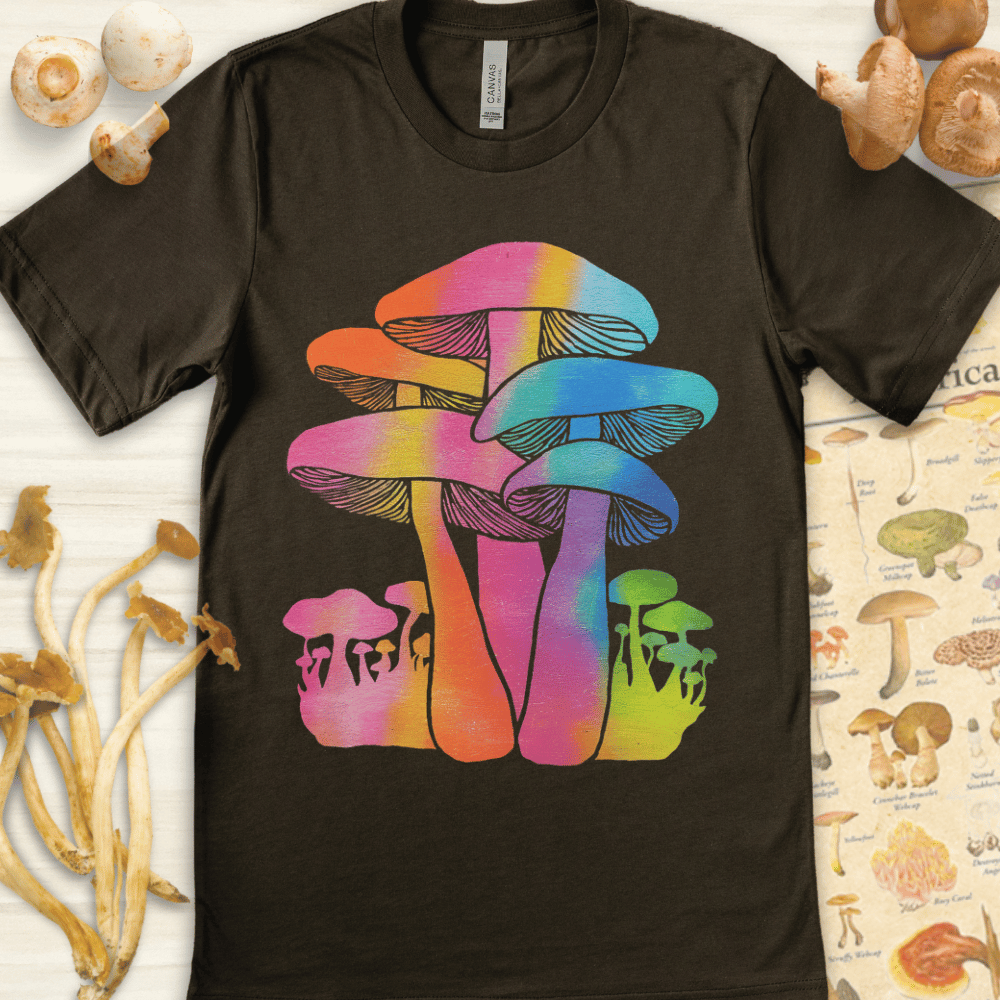 Colorful Silhouettes Tee Dark Green