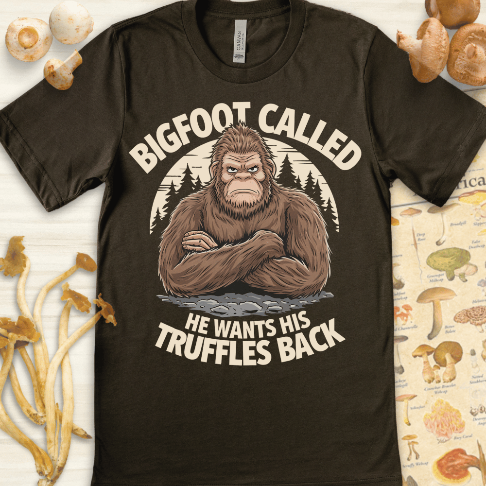 Bigfoot Truffles Tee Dark Green