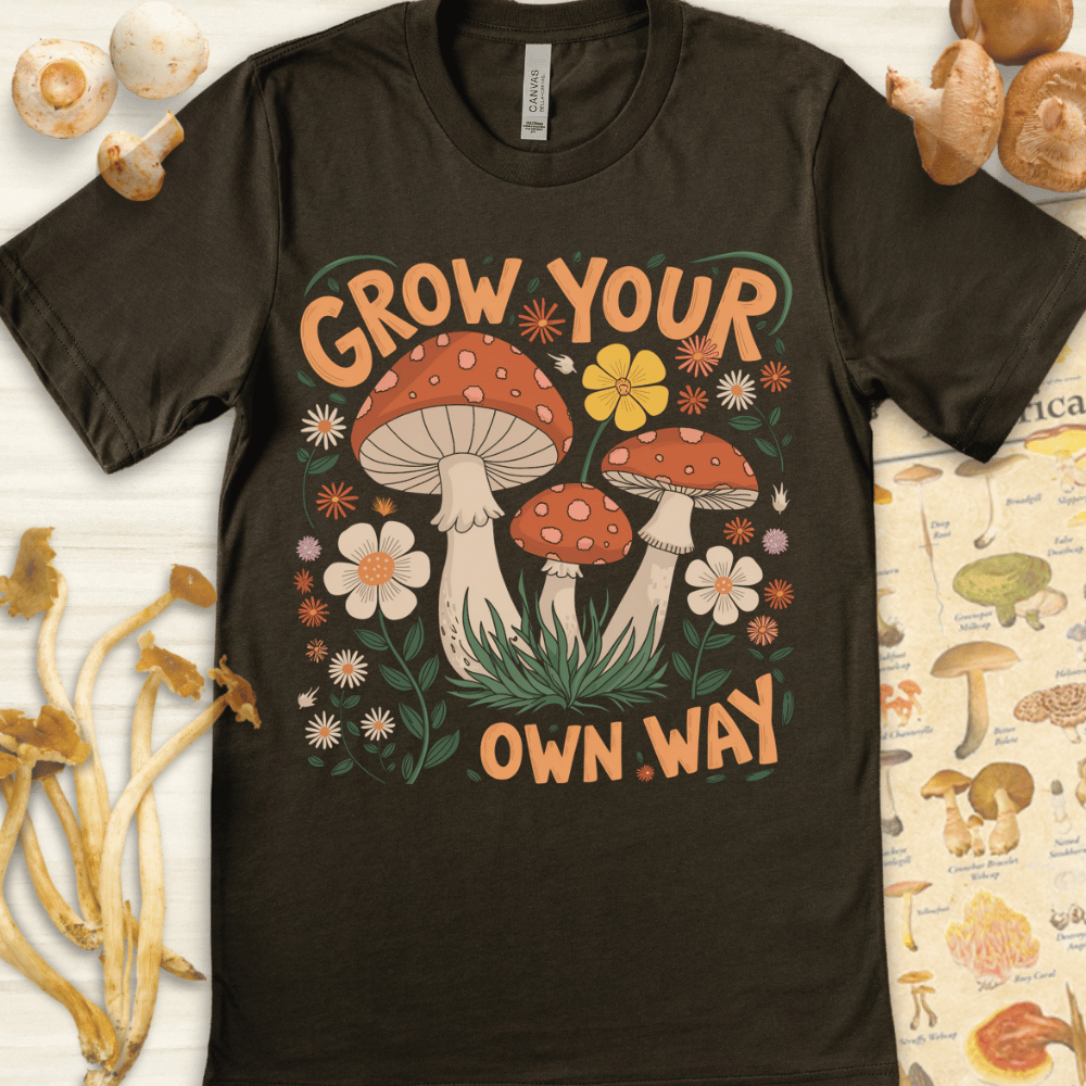 Grow your Own Way Tee Dark Green