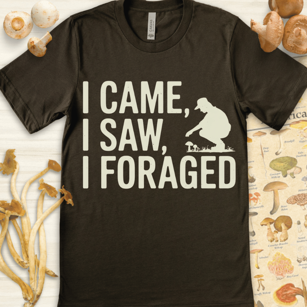 I Came I Foraged Tee Dark Green