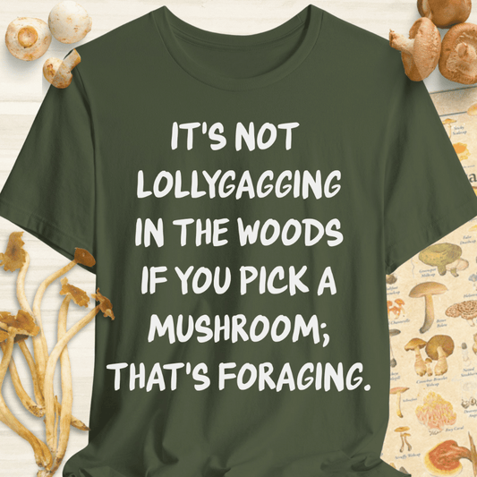 Lollygagging Tee Dark Green