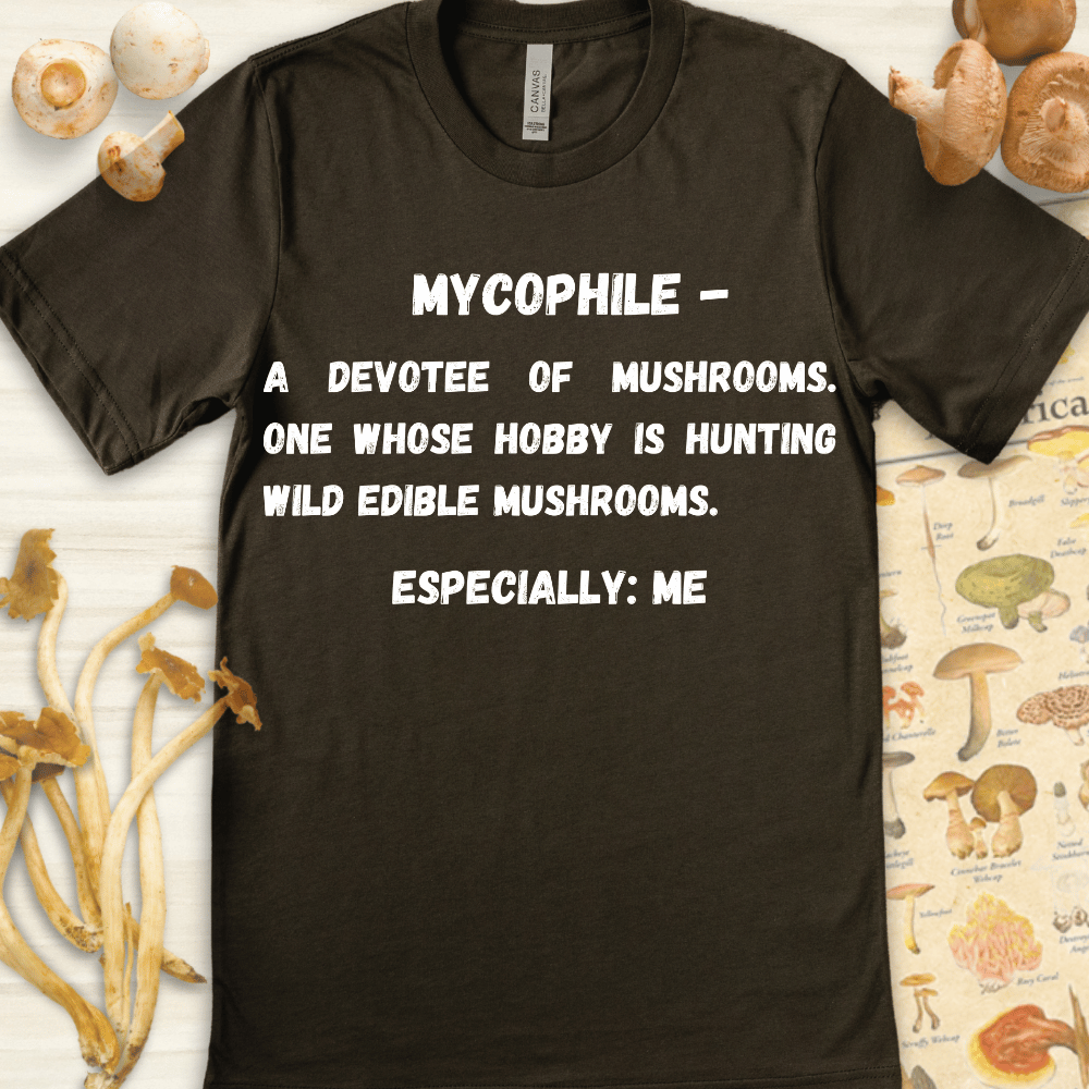 Mycophile Definition Tee Dark Green