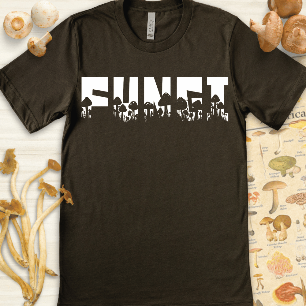 Fungi Shadows Tee Dark Green