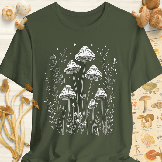 Whimsical Woods Tee Dark Green