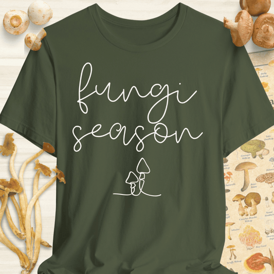 Fungi Season Tee Dark Green