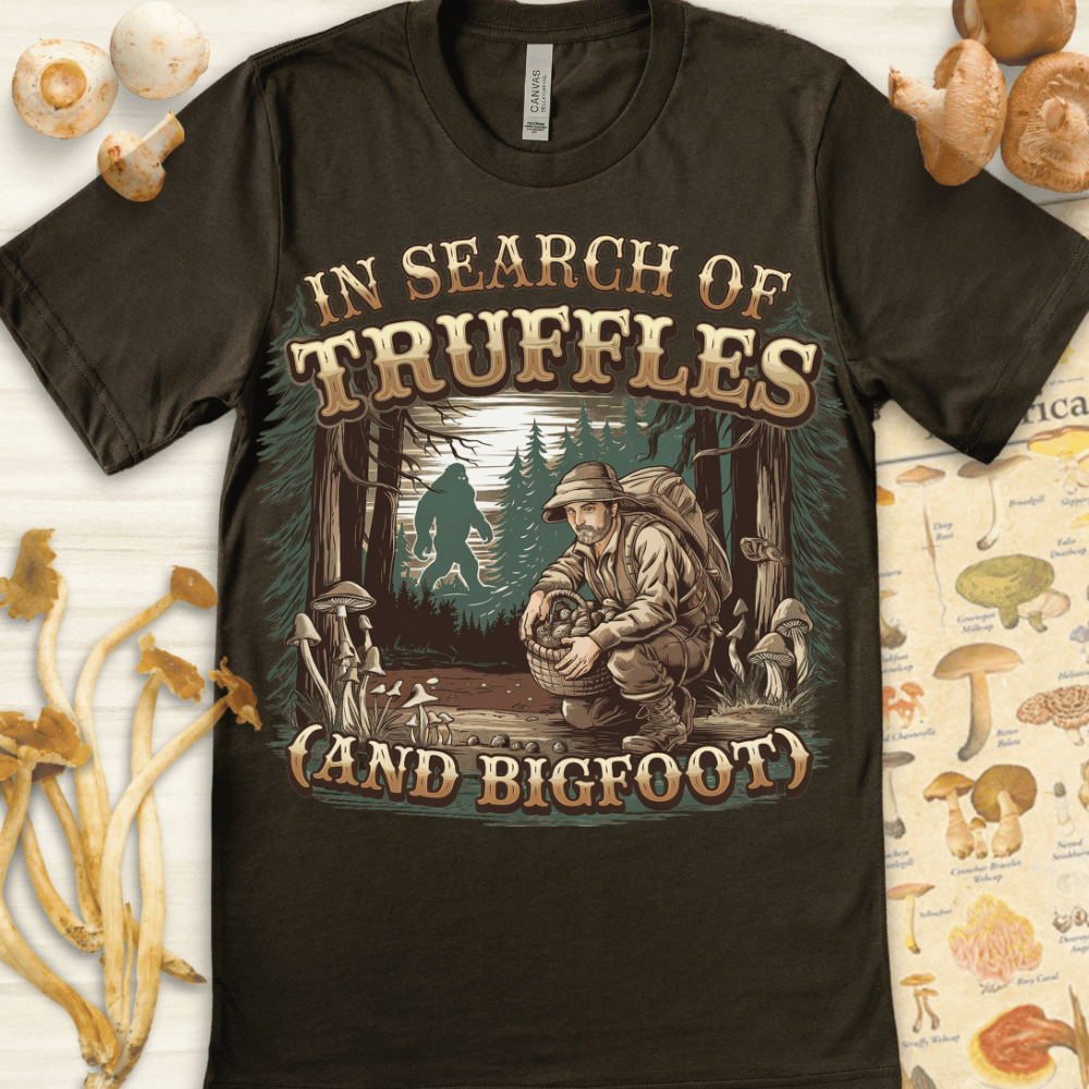 Truffles And Bigfoot Tee Dark Green
