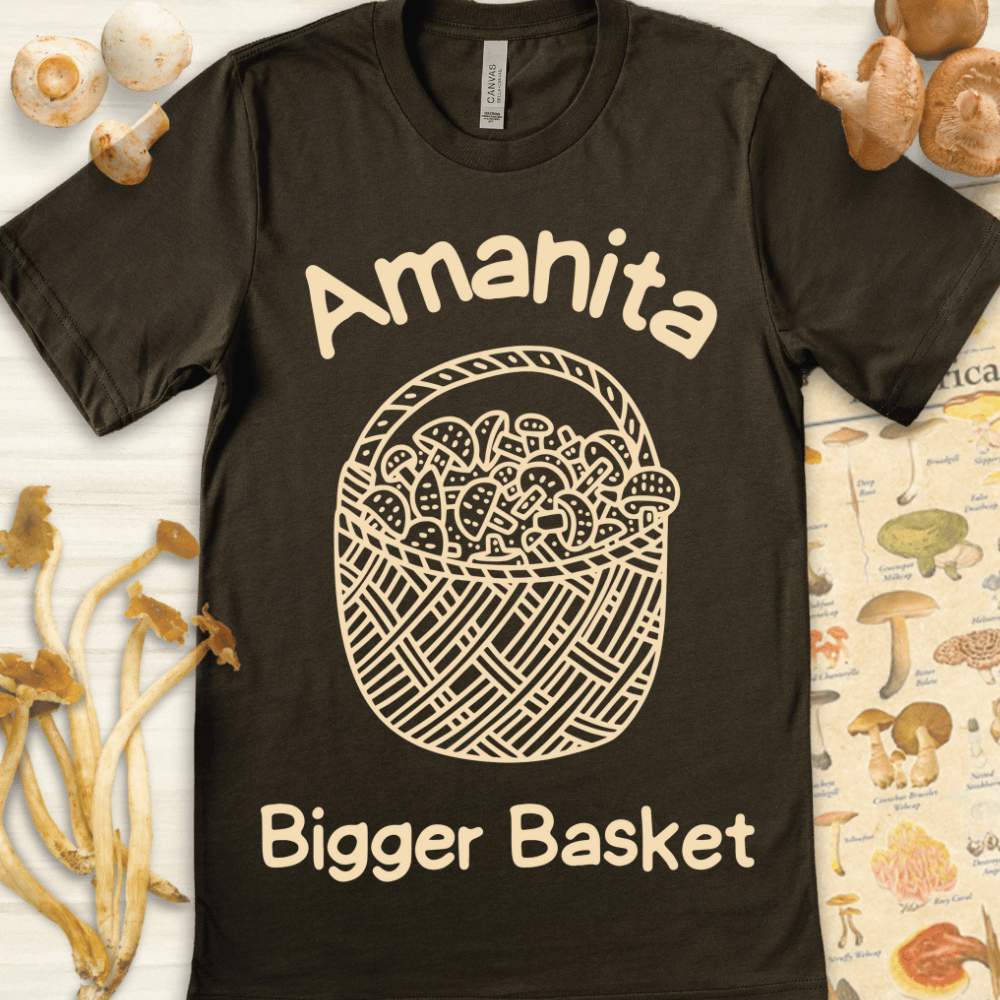 Amanita Basket Tee Dark Green