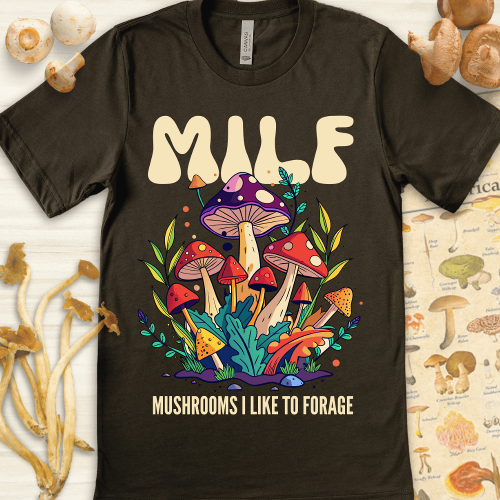 Milf Like To Forage Tee Dark Green
