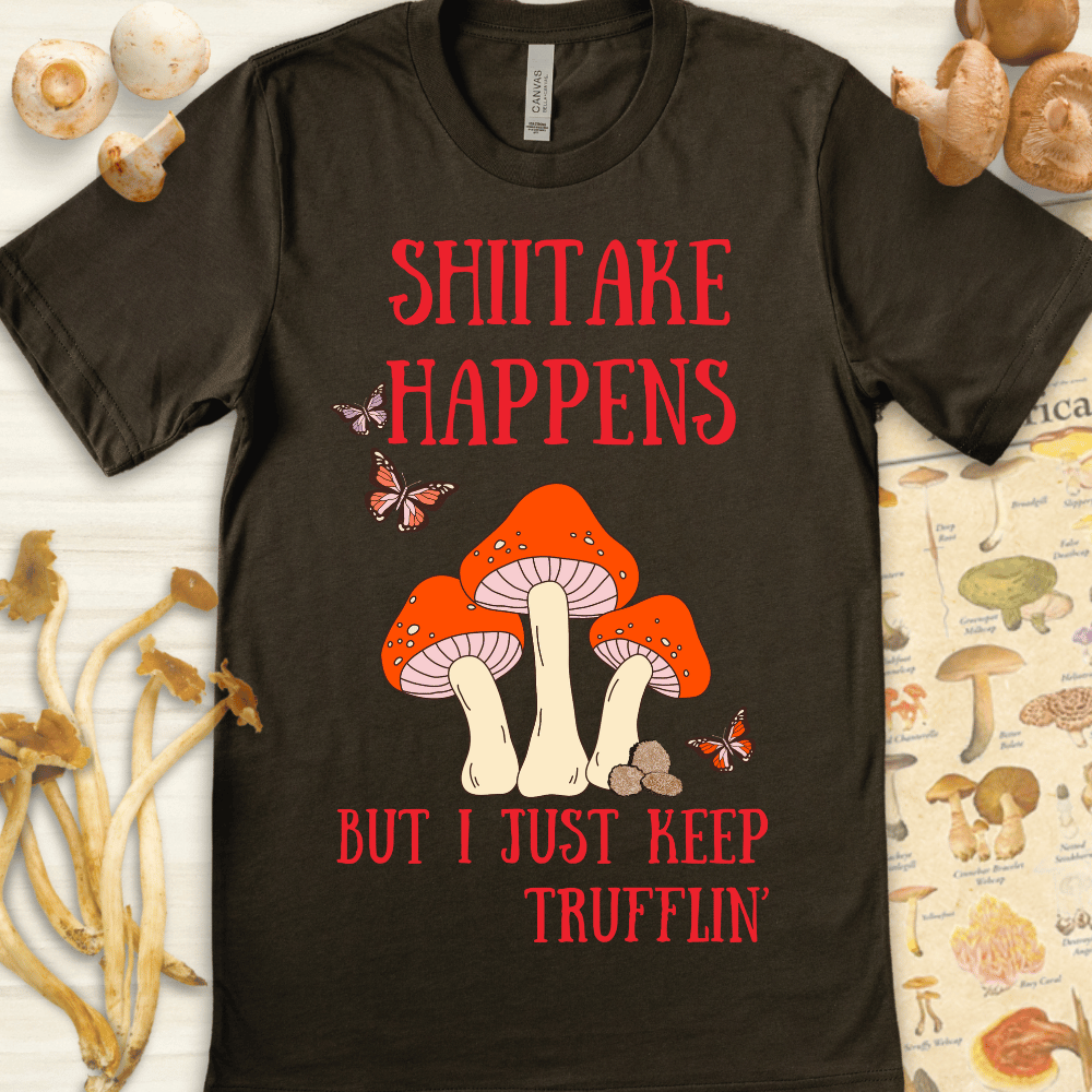 Shitake Trufflin' Tee Dark Green