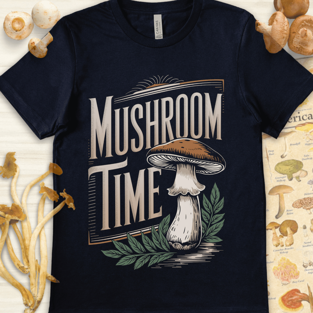 Mushroom Time Tee Navy