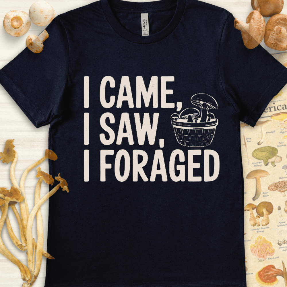 Came Saw Foragaed Tee Navy