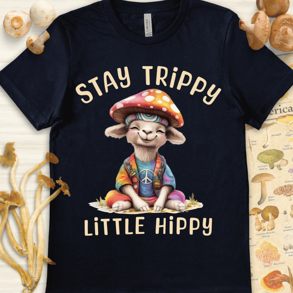 Stay Trippy Little Tee Navy
