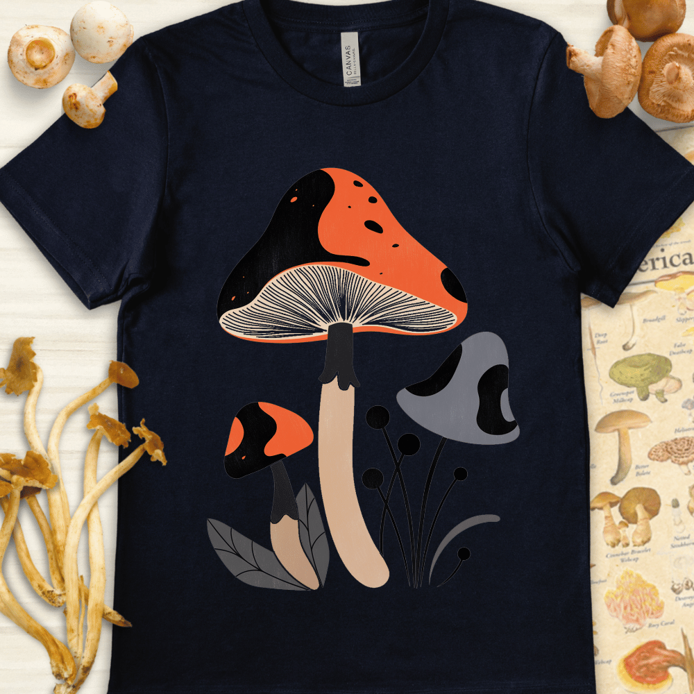 Fungi Flare Tee Navy