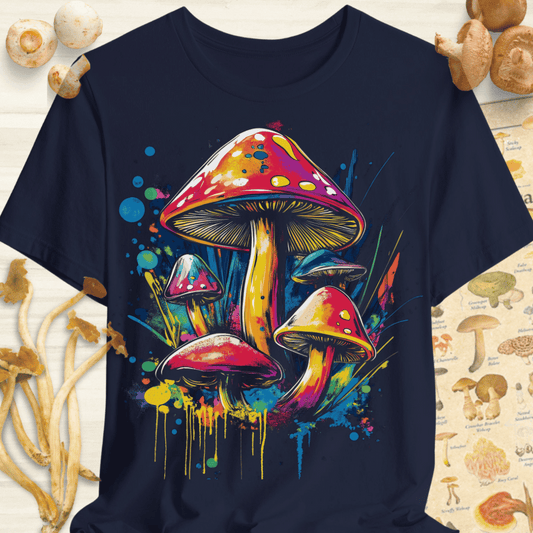Fungal Street Art Tee Navy