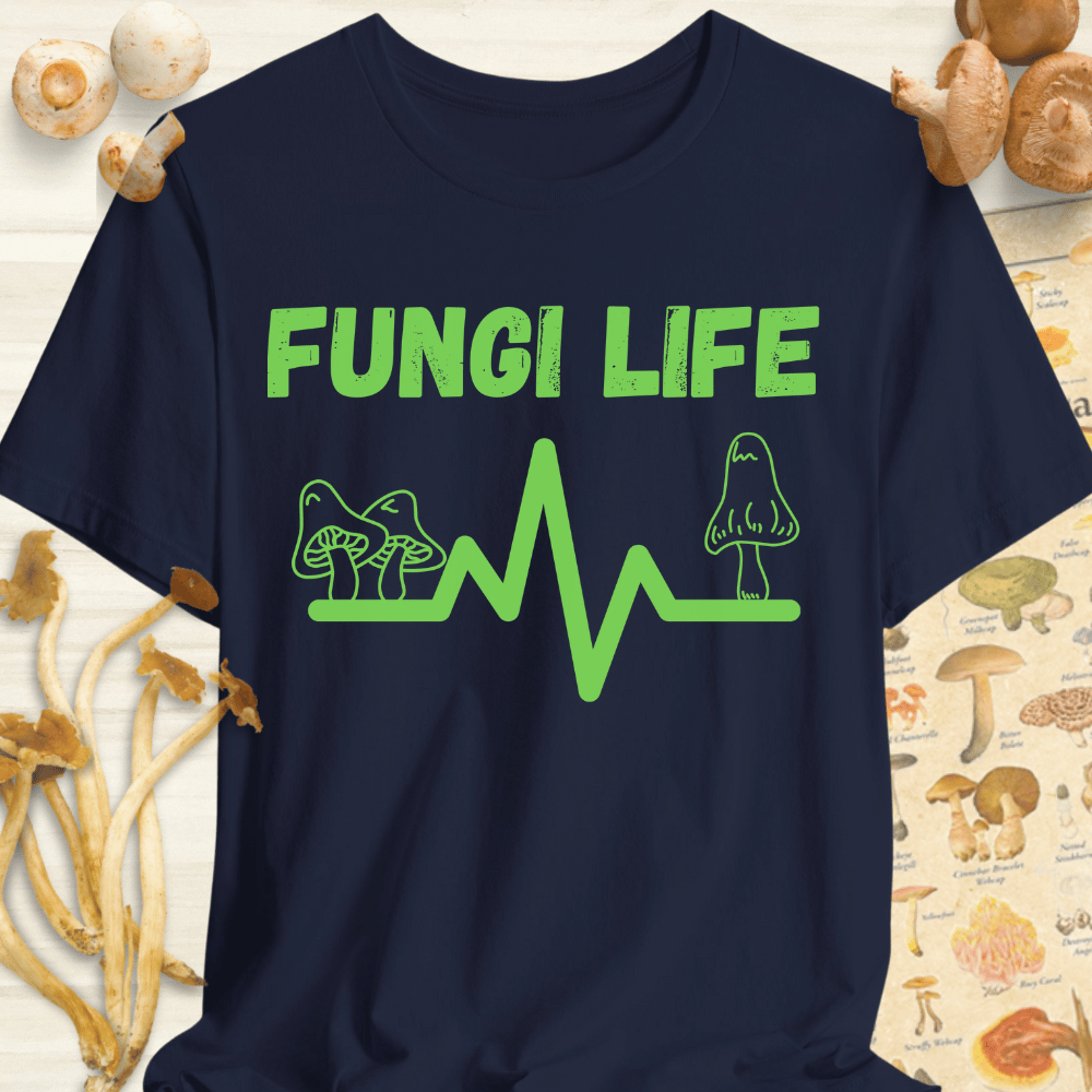Fungi Life Tee Navy