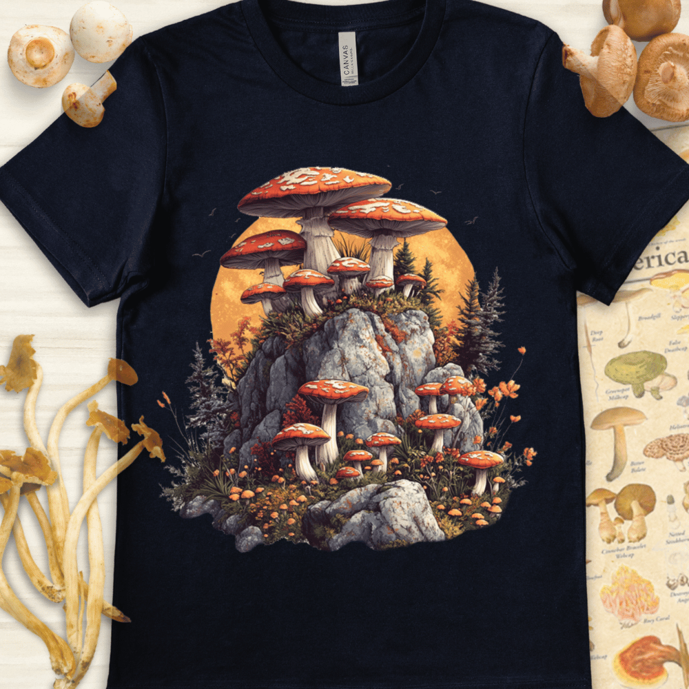 Mushroom Stone Tee Navy