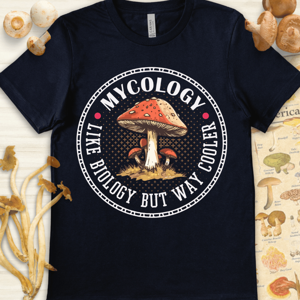 Cooler Than Biology Tee Navy