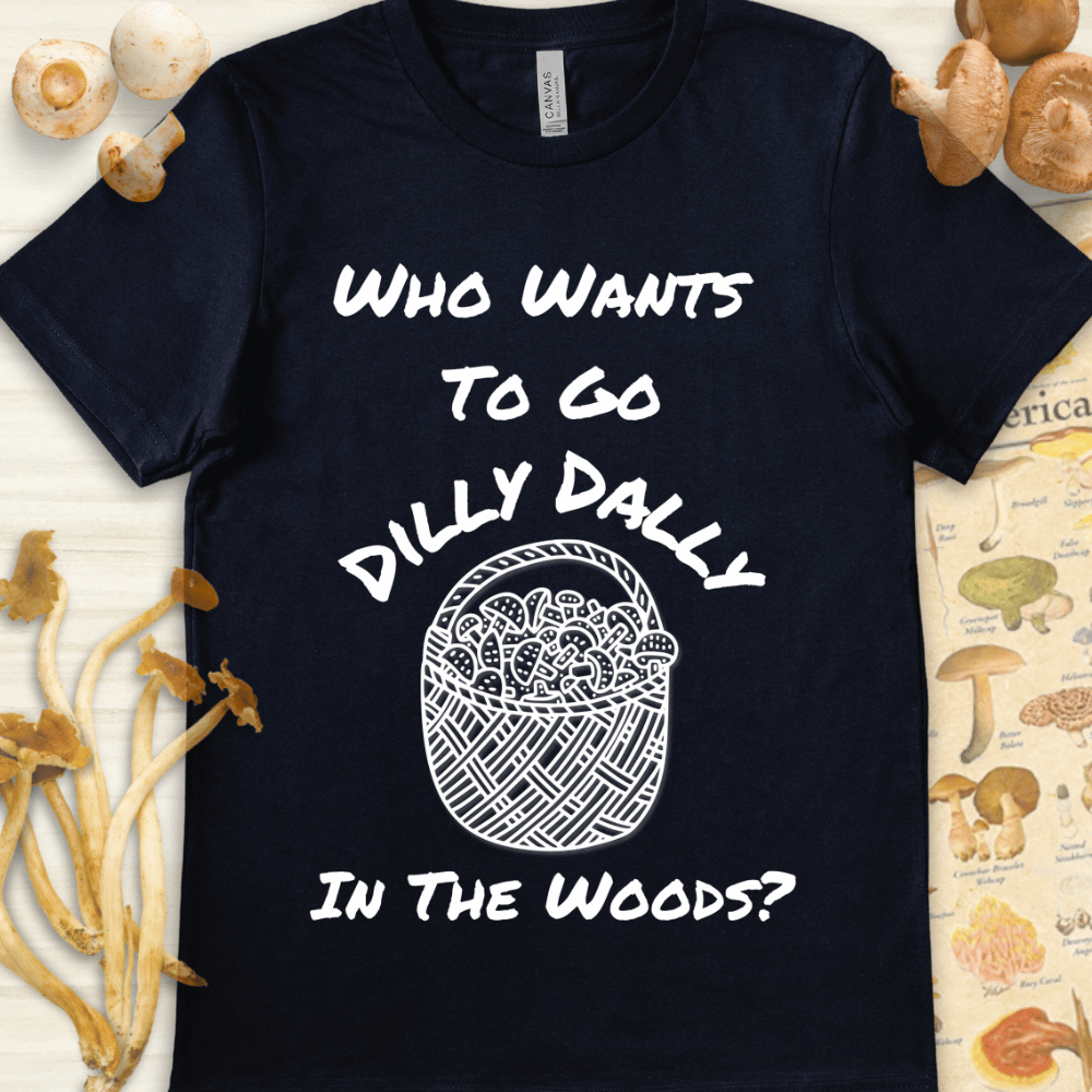 Want to Dilly Dally Tee Navy