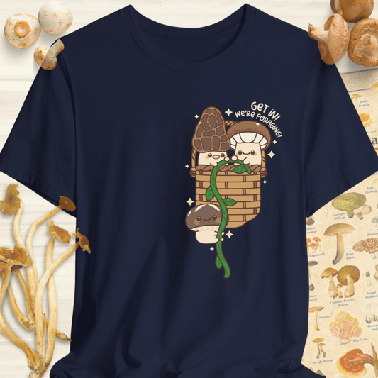 Get In We're Foraging Tee Navy