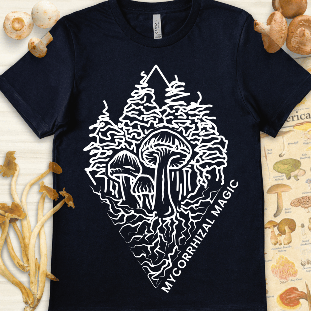 Mycorrhizal Magic Tee Navy