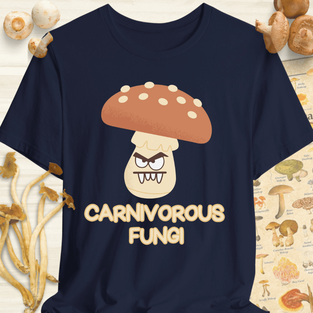 Carnivorous Fungi Tee Navy