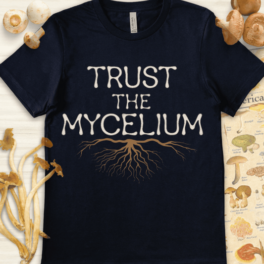 Trust The Mycelium Tee Navy
