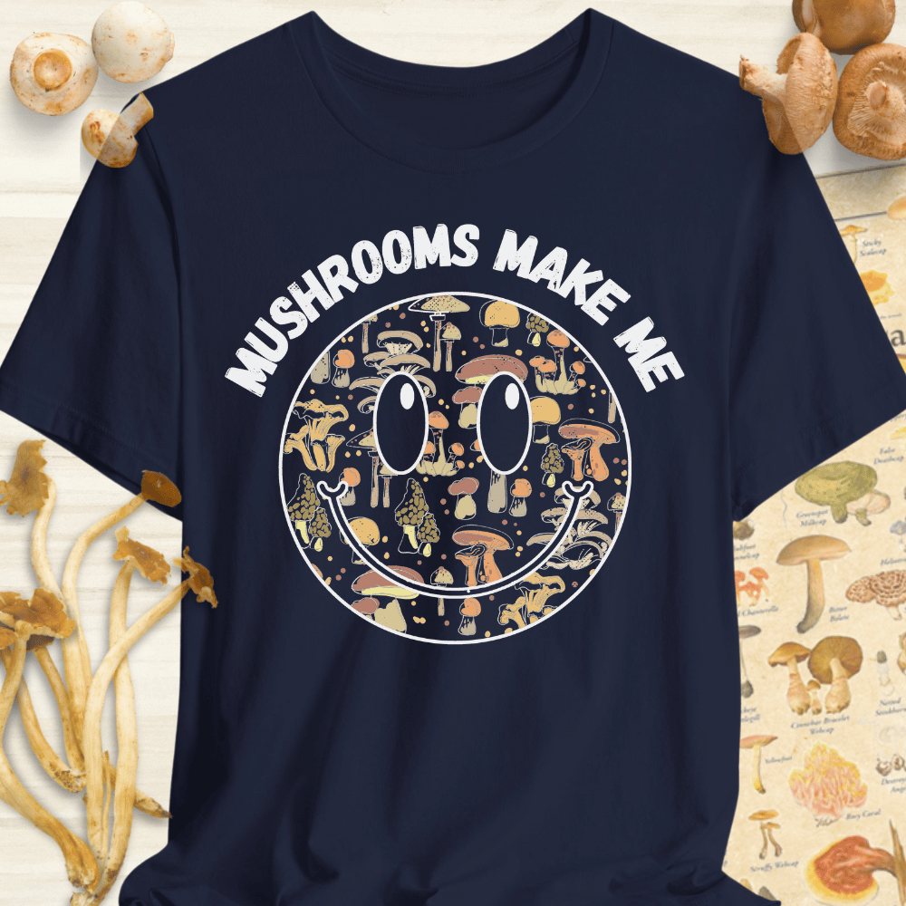 Make Me Happy Tee Navy