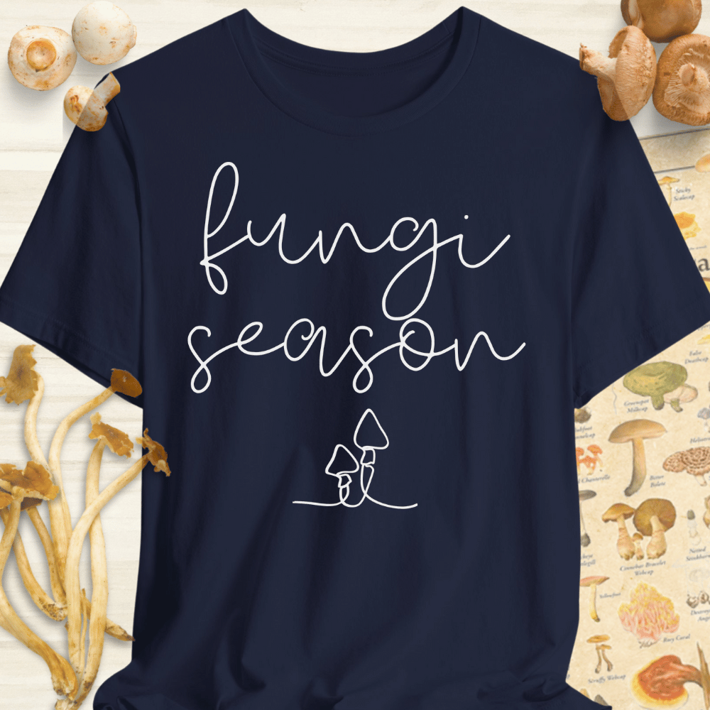 Fungi Season Tee Navy