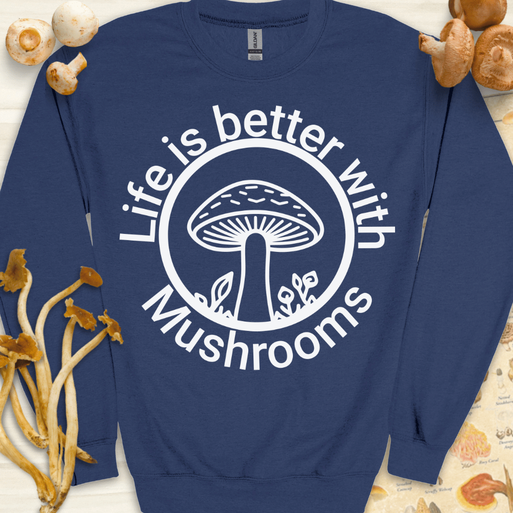 Life Is Better Sweatshirt Navy