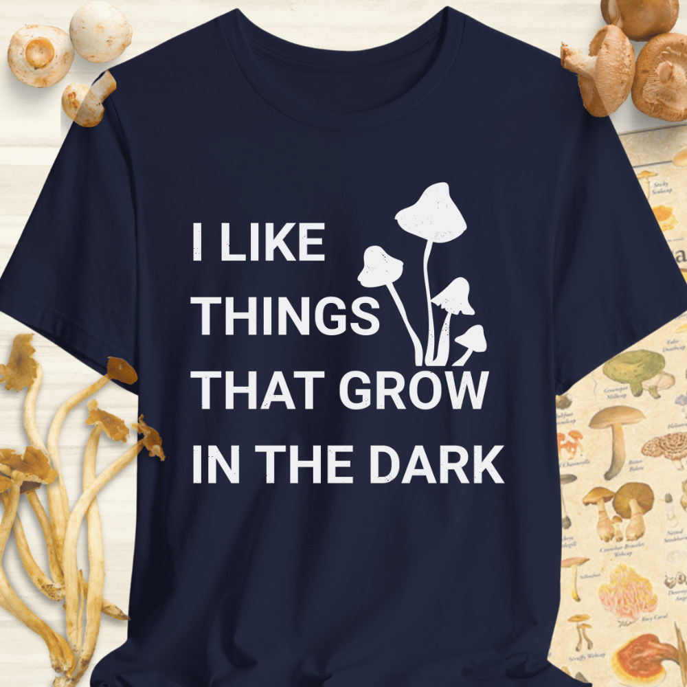 Grow In The Dark Tee Navy
