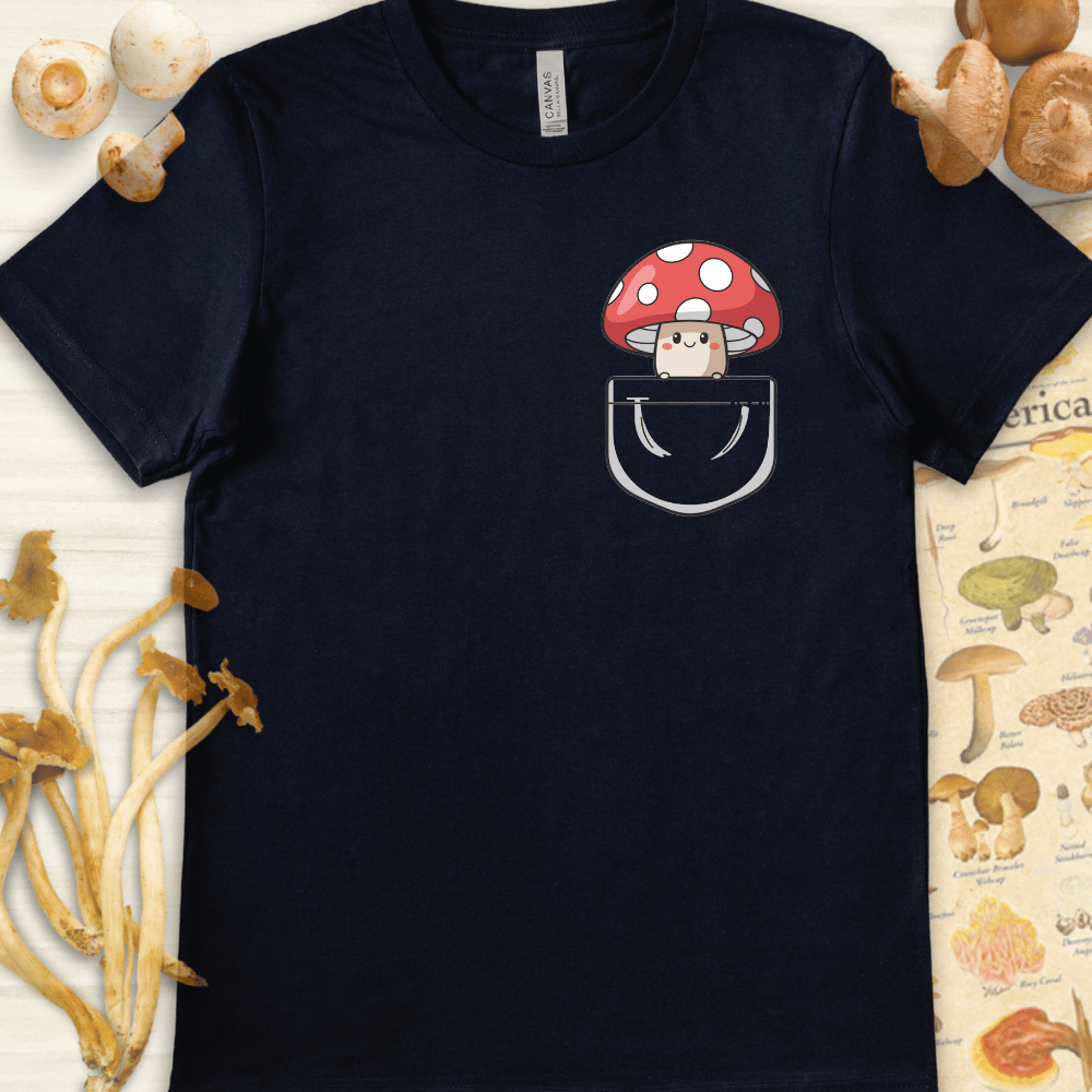 Pocket Shroom Tee Navy