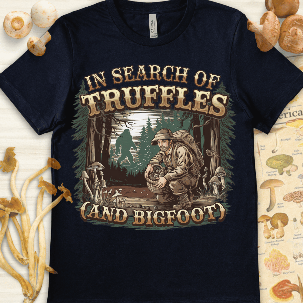 Truffles And Bigfoot Tee Navy