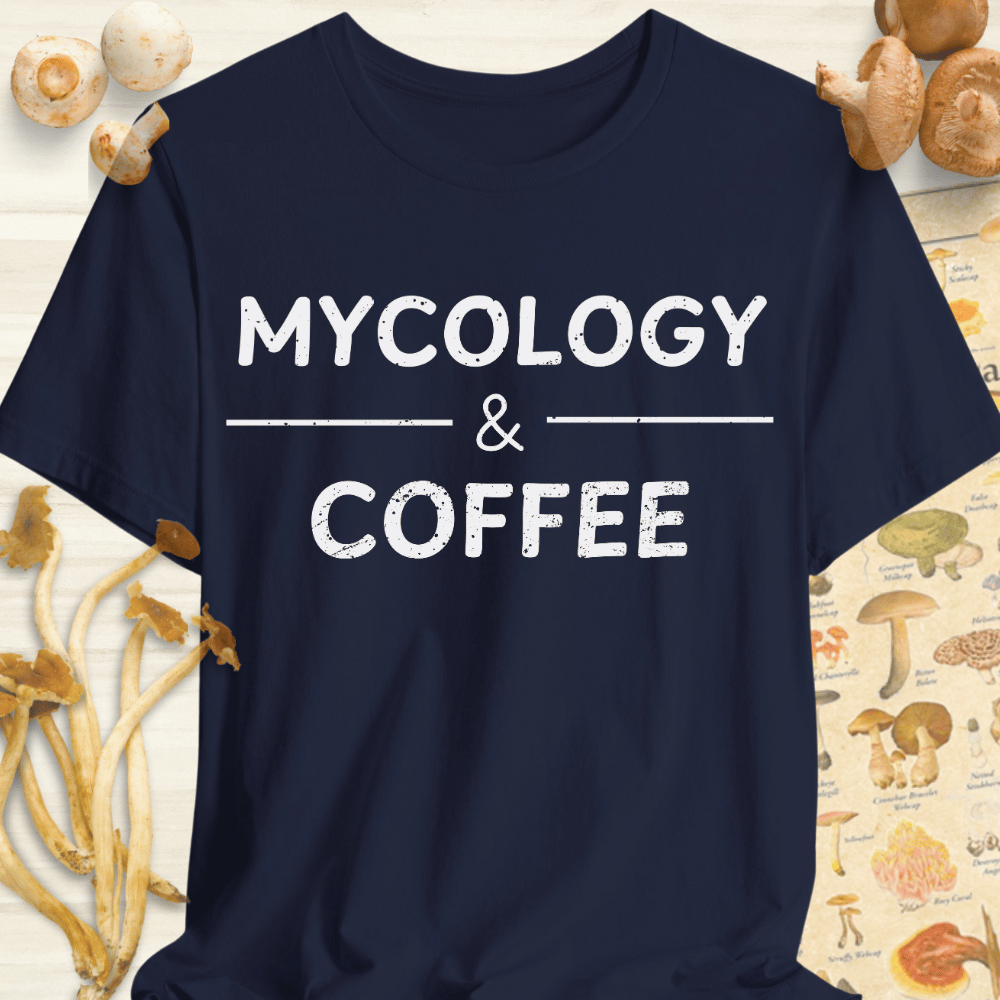 Mycology & Coffee Tee Navy