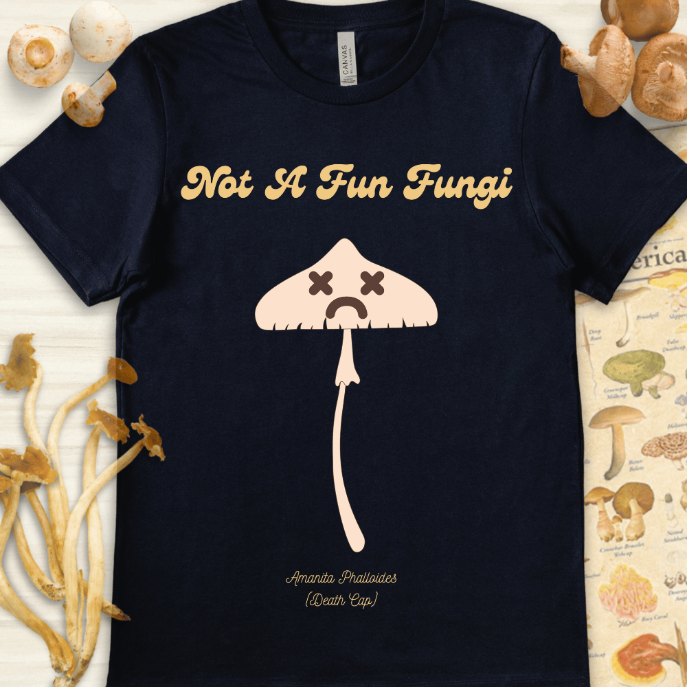 Not A Fun Fungi Tee Navy