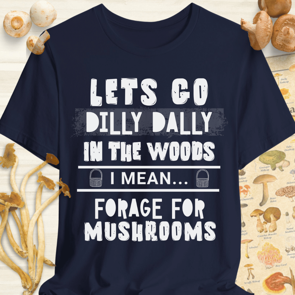 Dilly Dally Foraging Tee Navy