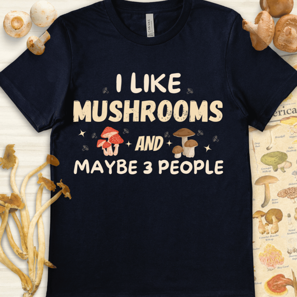 Mushroom and 3 Tee Navy