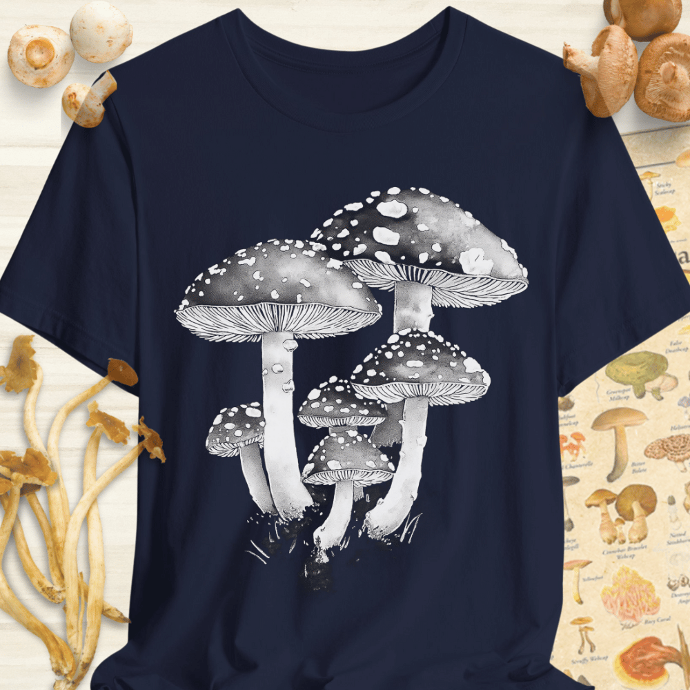 Ink Fungal Essence Tee Navy