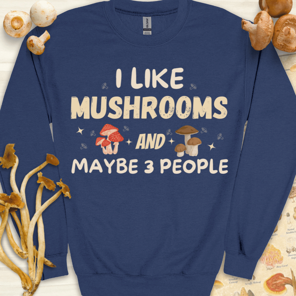 Mushroom & 3 Sweatshirt Navy