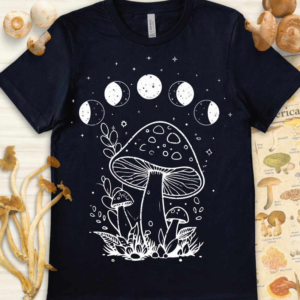 Mushroom Moon Tee Navy