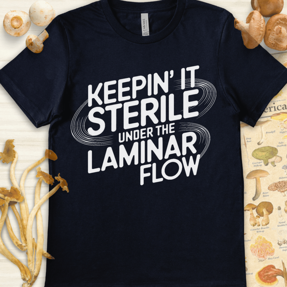 Sterile Laminar Flow Tee Navy