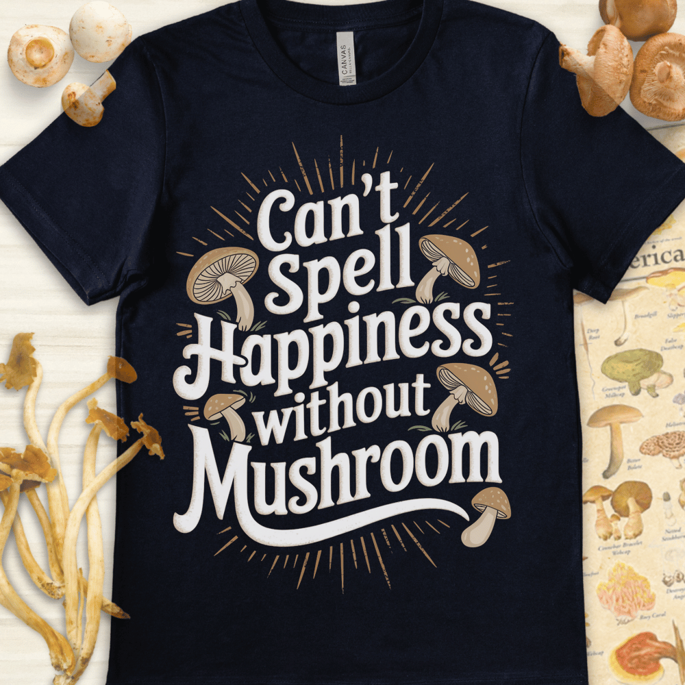 Spell Mushroom Tee Navy