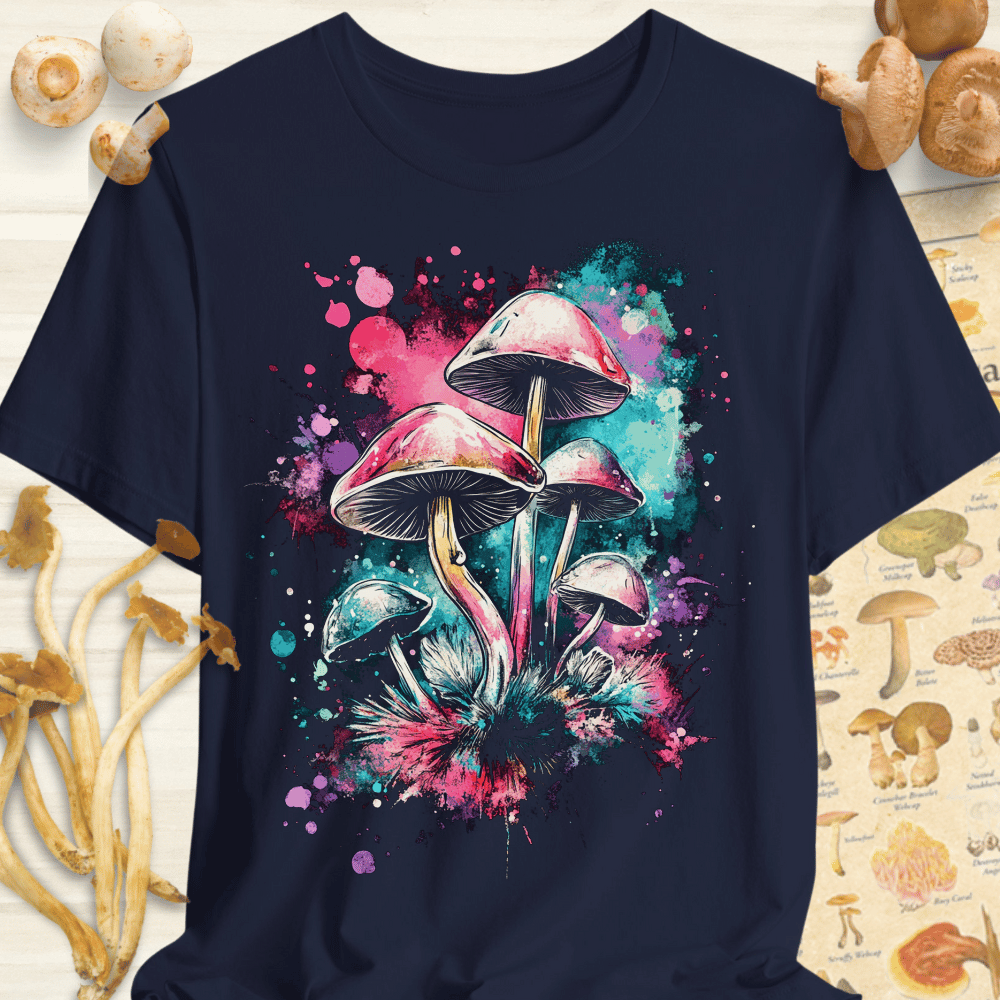 Fungal Water Splash Tee Navy