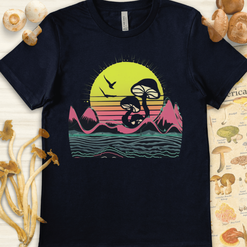 Cosmic Sunrise Tee Navy