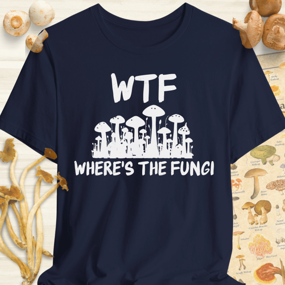 Where's The Fungi Tee Navy