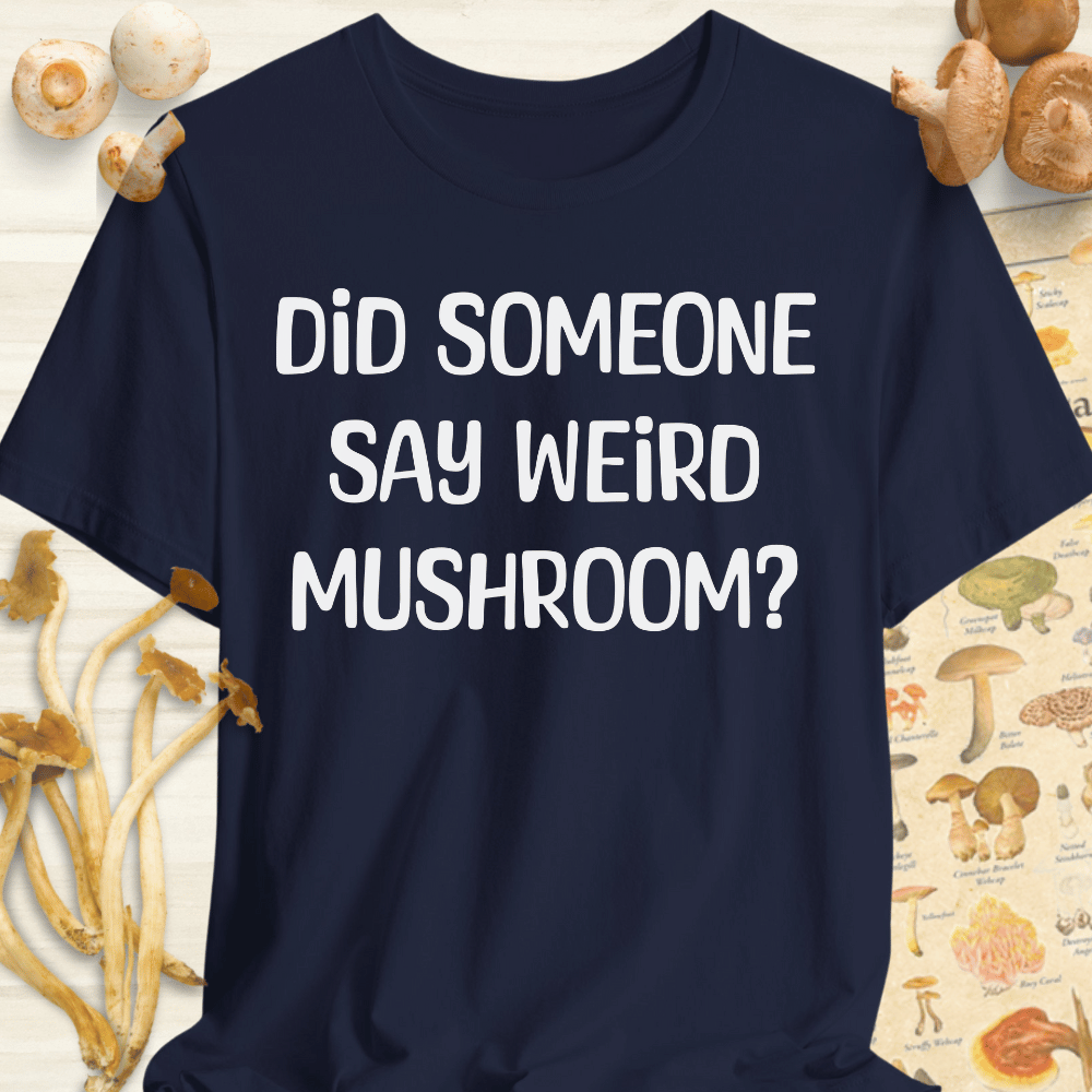 Weird Mushroom Tee Navy