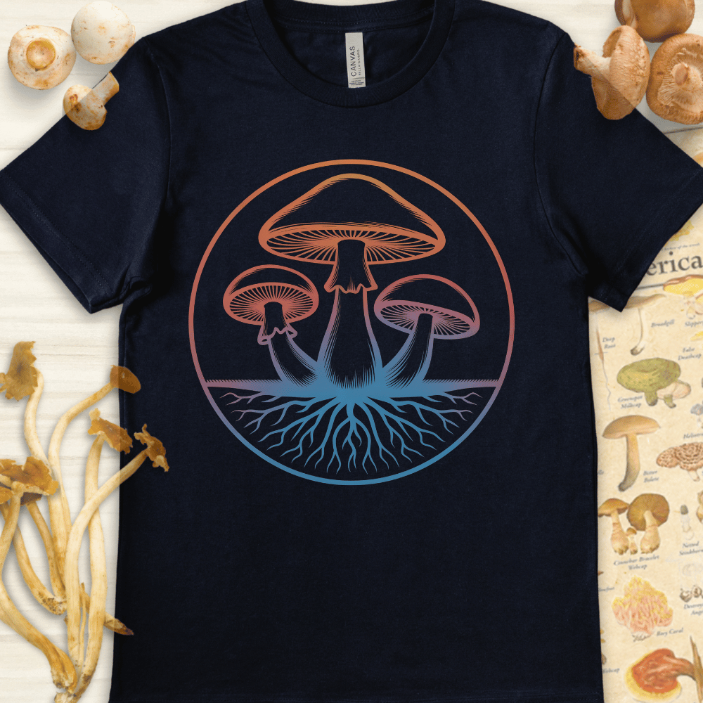 Radiant Fungi Tee Navy