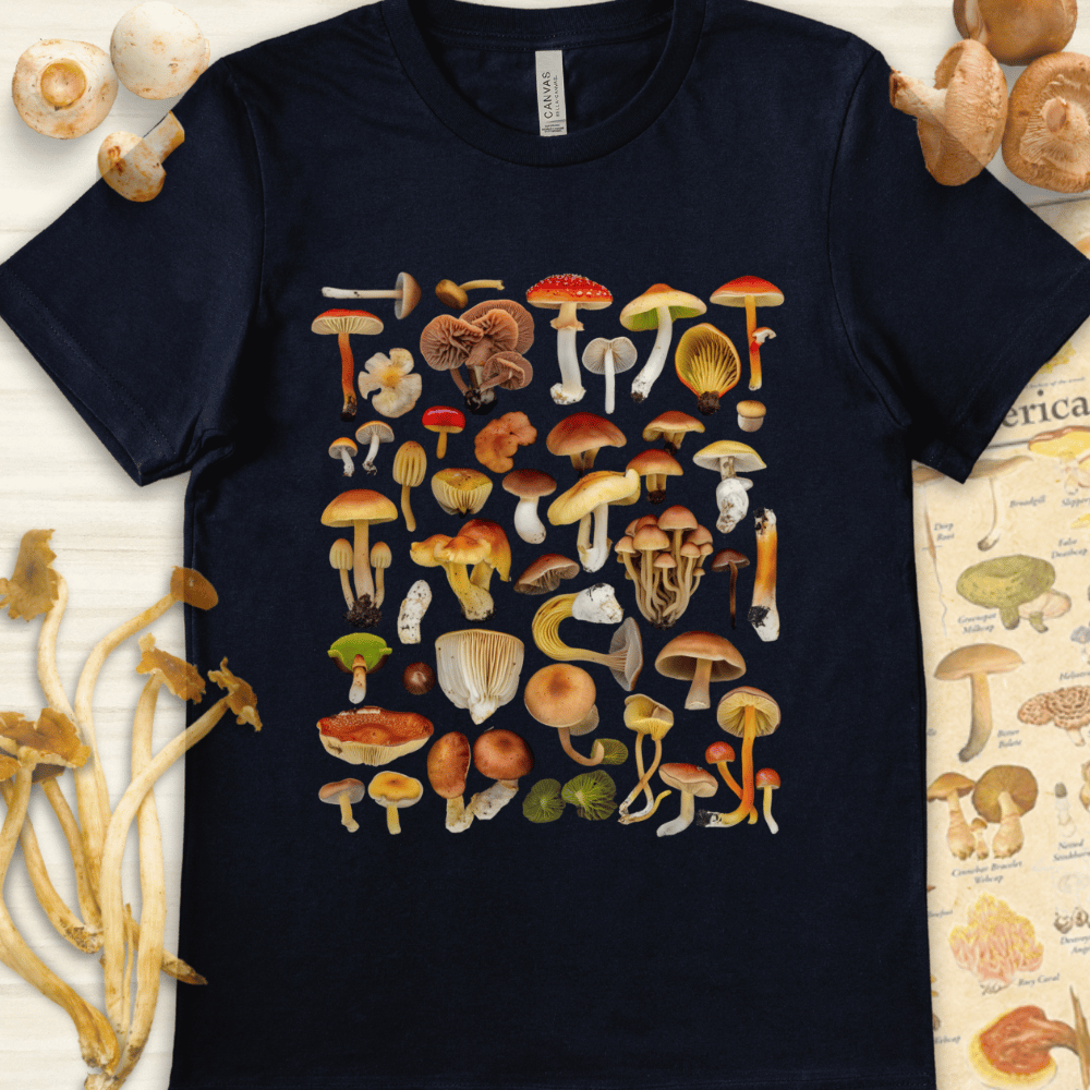 MycoMedly Collage Tee Navy