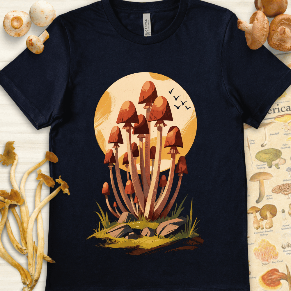 Sunset Cluster Tee Navy