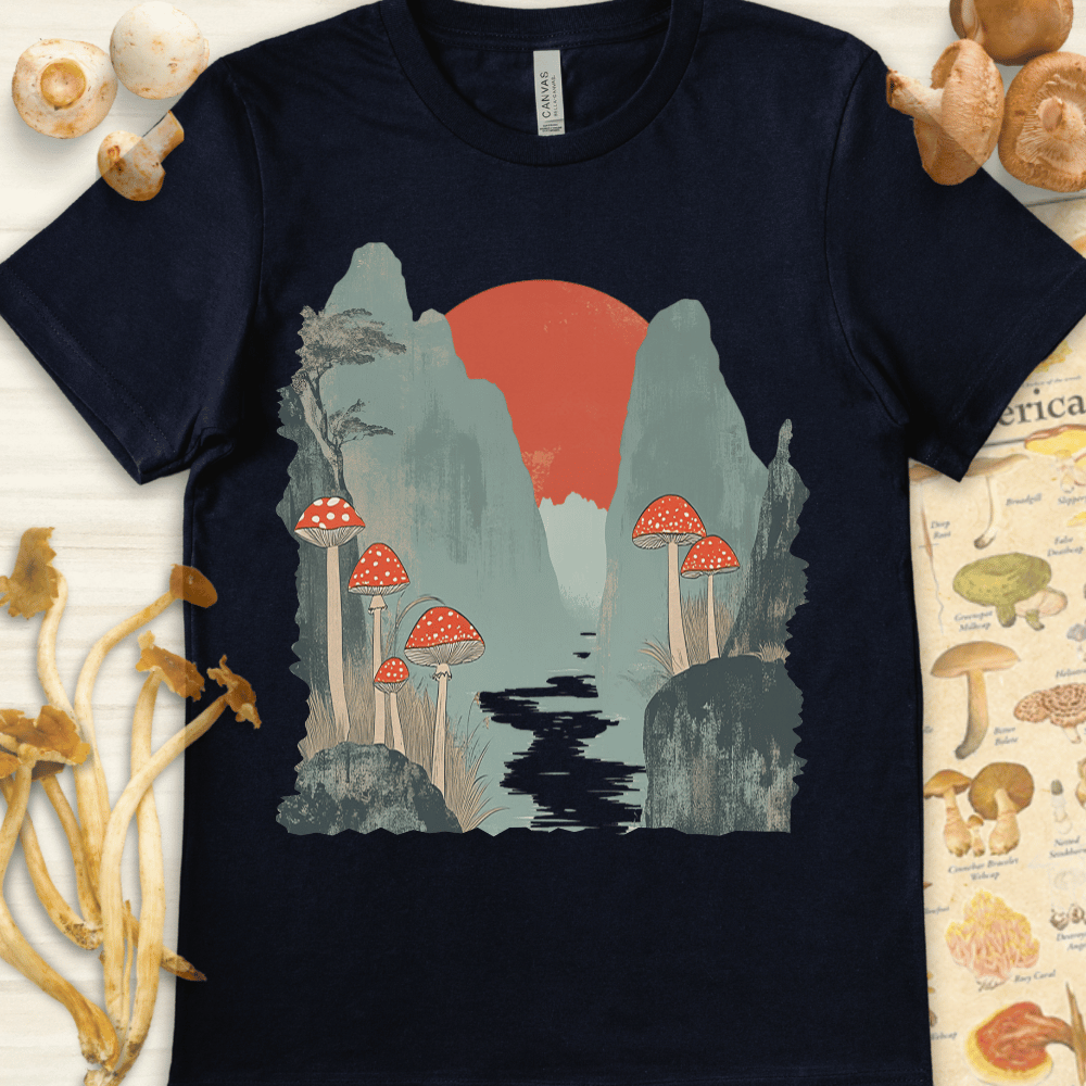 Amanita Sunrise Tee Navy