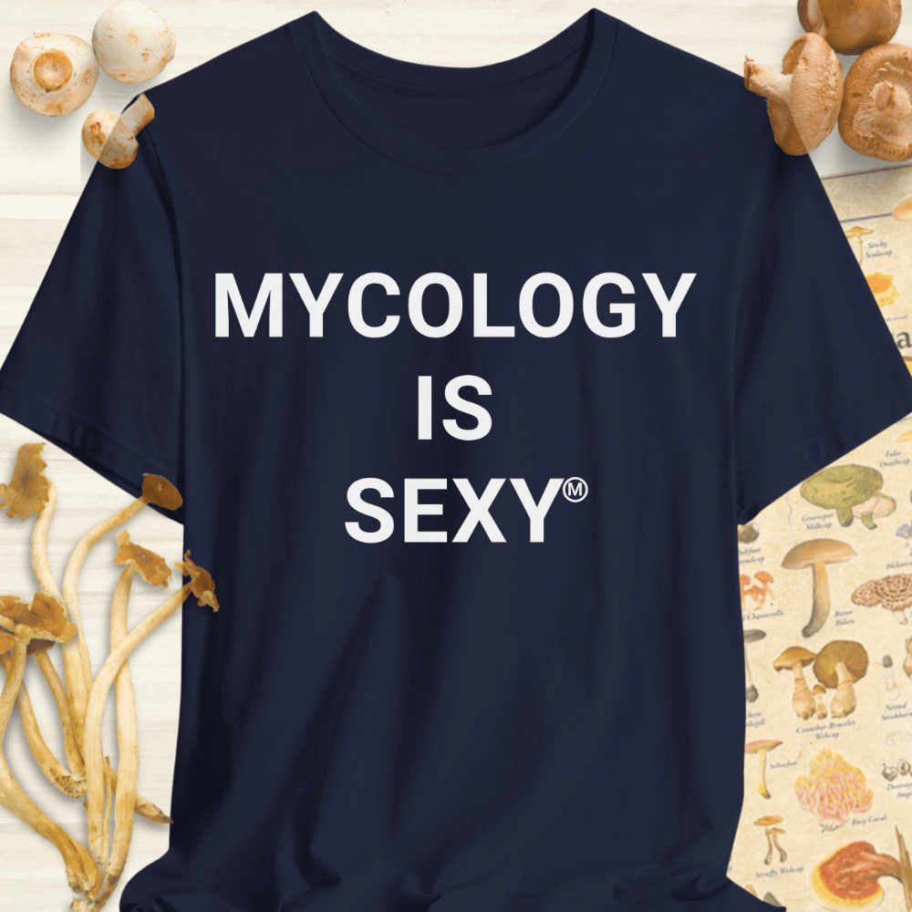 Mycology Is Sexy Tee Navy
